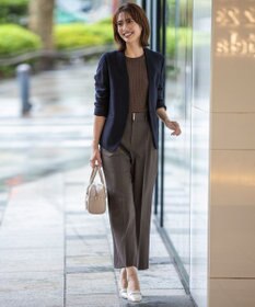 ANY SIS S ウーステッドエステル ワイドパンツ