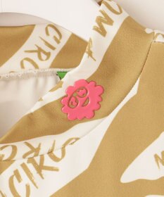 PW CIRCULUS 【UVカット / 吸水速乾 / 伸縮性抜群】【WOMEN】ゼブラ柄モック T ゴルフウェア レディース