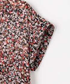 組曲 【先行予約】インプレッションフラワープリント フレアワンピース