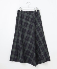 J.PRESS LADIES L 【WEB限定カラーあり・洗える】SOFT SHEER チェック フレア スカート