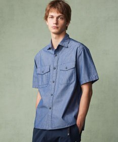 JOSEPH ABBOUD MOUNTAIN 【テーム・ヤルヴィモチーフ】バックデザイン 半袖シャツ