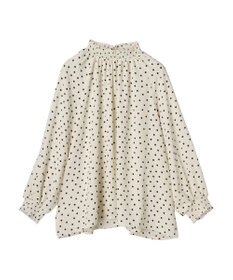 AMERICAN HOLIC ギャザーラグランサテンブラウス