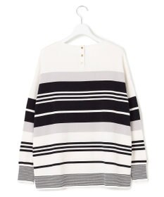 23区 【洗える】コットンポリエステルストレッチ オーバーサイズ ニット