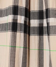 自由区 L 【カタログ掲載・洗える】シアーブライトチェック スカート