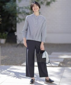 J.PRESS LADIES スクエアドット 剣先 スカーフ