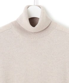 23区 S 【洗える】カシミヤブレンド タートルネック ニットワンピース