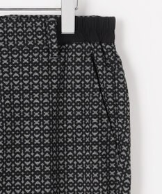 23区GOLF 【MEN】裏起毛ジャージーパンツ ストレッチ モノグラム 上品スタイル