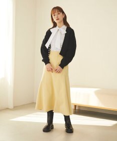 Feroux 【洗える】パール付き カーディガン