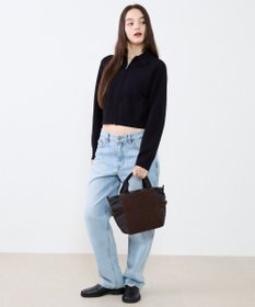 LeSportsac SHERPA SMALL OPEN TOTE/ダークチョコレートシェルパ