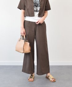 INTER-CHAUSSURES 【FABIO RUSCONI】スクエアトウフラットスライドサンダル