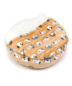 PET PARADISE スヌーピー 丸型寝袋 遠赤外線 《ブラザー柄》 50cm