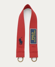 MOONBAT POLO RALPH LAUREN(ポロ ラルフローレン)カラビナ付き ストラップベルト 無地 撥水加工