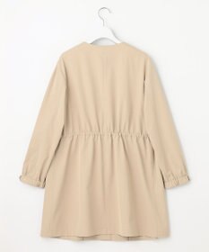 J.PRESS LADIES S 【洗える】 ソロテックスドライツイル ノーカラー コート