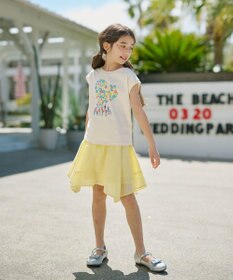 組曲 KIDS 【110-140㎝】【UVケア】グリーンバンド Tシャツ