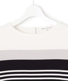 23区 【洗える】コットンポリエステルストレッチ オーバーサイズ ニット