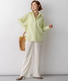 23区 【一部先行予約/VERY掲載】CANCLINI シャーティング ベーシックシャツ