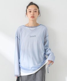 earth music&ecology ＳＥＴ２点ドロストシアープルオーバー＋ロゴＴｅｅ