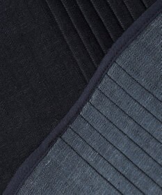 23区 L 【洗える】デニムライクシャンブレー ピンタック ブラウス