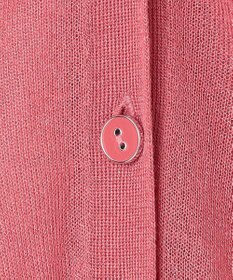 Feroux 【洗える】Vネックシアー カーデ