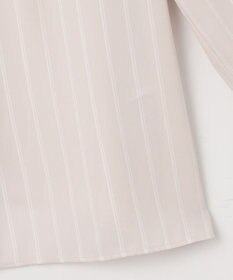 自由区 【洗える】バックサテンアムンゼンストライプ ブラウス