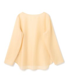 UNFILO シアー ラウンドテールブラウス