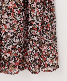 組曲 【先行予約】インプレッションフラワープリント フレアワンピース