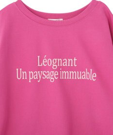 Green Parks 七分袖ロゴ裏毛プルオーバー