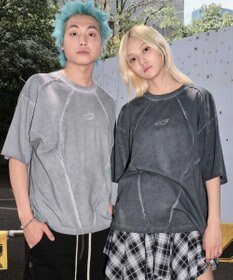 WEGO 【ユニセックス着用ITEM/MLサイズ展開】コールドダイスウィッチングロゴT（SS）
