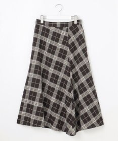 J.PRESS LADIES L 【WEB限定カラーあり・洗える】SOFT SHEER チェック フレア スカート