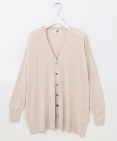 J.PRESS LADIES 【洗える】 シルキーレーヨンストレッチ Ｖネック カーディガン