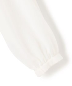 23区 L リボンディテール ギャザー ブラウス