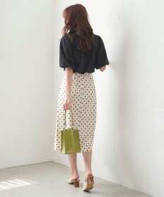 Feroux 【洗える】フラップナロー スカート