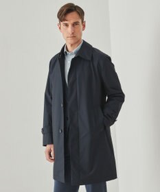 GOTAIRIKU 【防水/軽量/シワになりにくい】ラスタードビーメモリーラミネーションコート_ ステンカラー(24年モデル)