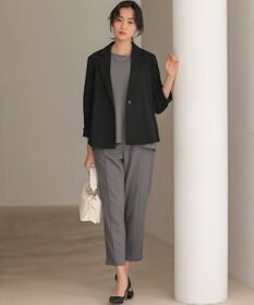 組曲 【WEB限定】ジョーゼットジャージーテーパード パンツ