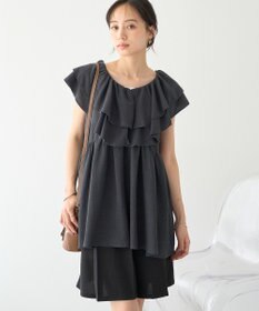 earth music&ecology ラッフルフリルワンピース