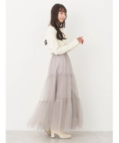 earth music&ecology マルチｗａｙチュールスカート