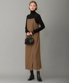 ICB L 【新色追加・洗える】 パウダリーリブ ハイネックプルオーバー