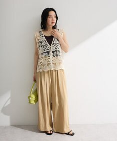 Green Parks レース刺繍ベスト
