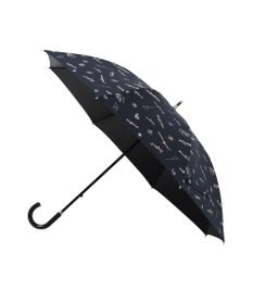 MOONBAT 【一級遮光/晴雨兼用】LANVIN en Bleu (ランバン オン ブルー) 長傘 日傘 ラインドローイング 遮光 遮熱 UV