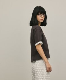 GRACE CONTINENTAL レイヤードロゴＴシャツ