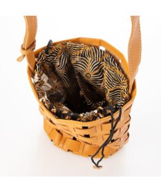 UNBILLION ピークスピーク PEAKS PEAK / 牛革透かし編みメッシュショルダートート