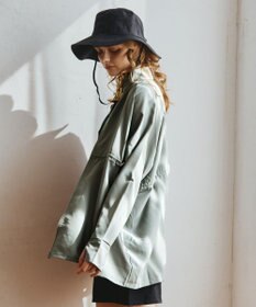 San-ai Resort（三愛水着楽園） 【WEB限定】5点セット バケットハット付きUVカット リブタンキニ+ラッシュガードセット水着【BeachQueen(ビーチクイーン）】