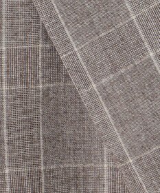 GOTAIRIKU 【CANONICO/カノニコ】サキソニーウールコットンブレンド ジャケット_ブラウンチェック