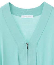 Green Parks フロントＺＩＰニットカーディガン
