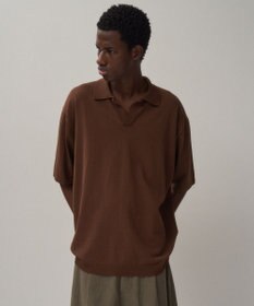 ATON FINE ICE COTTON | スキッパーポロセーター - UNISEX