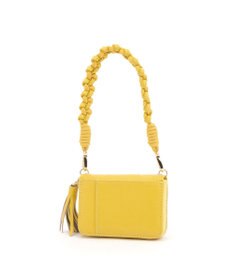 UNBILLION ペルケ perche / ドット型押し・ジャバラチャームウォレットショルダー