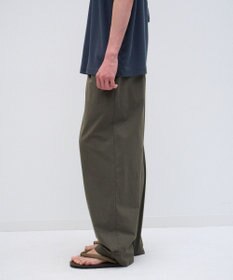 ATON LIGHT TC GABARDINE | ウォッシュドワイドパンツ - UNISEX