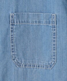 J.PRESS LADIES 【洗える】5ozバージラコンパクト デニムシャツ