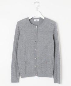 J.PRESS LADIES 【洗える】KNIT BASIC ミディ丈 カーディガン