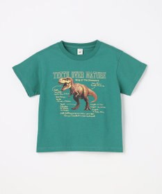 ANY KIDS 【洗濯機可能】恐竜プリント 半袖Tシャツ